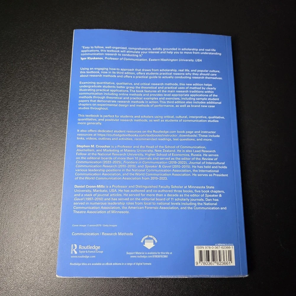 Understanding Communication Research Methods: A Theoretical and Practical Approa